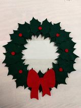 wreath with berries applied